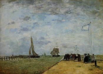 尤金 佈丹 The Trouville Jetty 尤金 佈丹 The Trouville Jetty